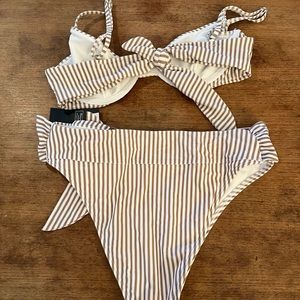 Abercrombie high waist bathing suit